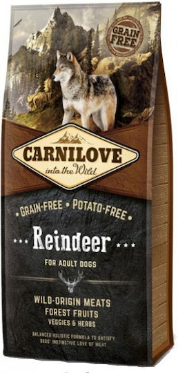 Carnilove 1.5kg Dry Food for Adult Dogs with Reindeer