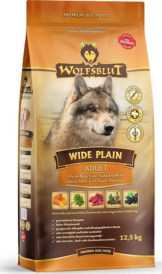 Wolfsblut Wide Plain Horse Adult 12,5 Kg Wb005 Pet Supplies