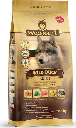 Wolfsblut 12.5кг Суха Храна за Кучета с Патица