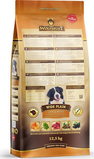 Wolfsblut Wide Plain Horse Adult 12,5 Kg Wb005 Pet Supplies