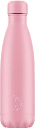 Chilly's Original Series All Pastel Bottle Thermos Stainless Steel BPA Free 500ml Pastel Pink