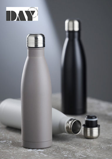 Espiel Day Bottle Thermos Stainless Steel 500ml Black, Light Grey, Dark Grey