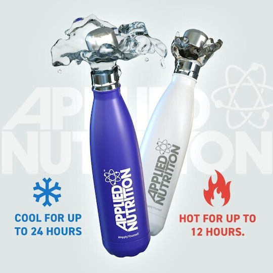 Applied Nutrition Μπουκάλι Θερμός Ανοξείδωτο 500ml White