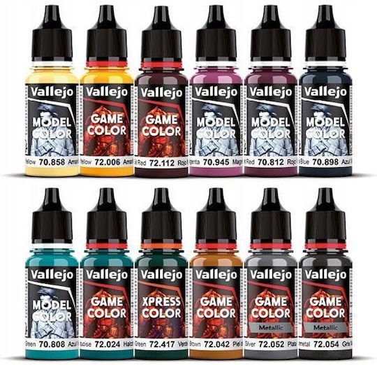 Acrylicos Vallejo Paint Χρώμα Μοντελισμού σε Κίτρινο χρώμα