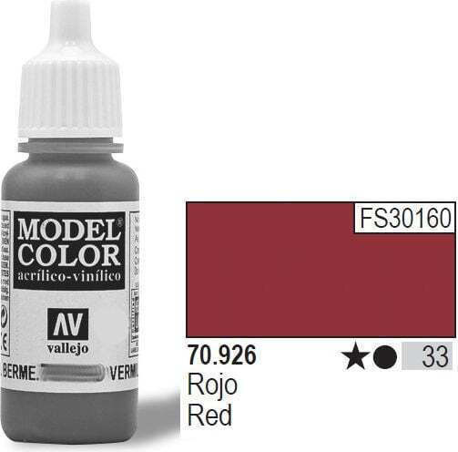 Acrylicos Vallejo Model Боя за Моделизъм Red 17мл