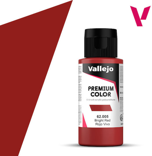 Acrylicos Vallejo Model Making Paint Colour Spray In Red Colour 60ml