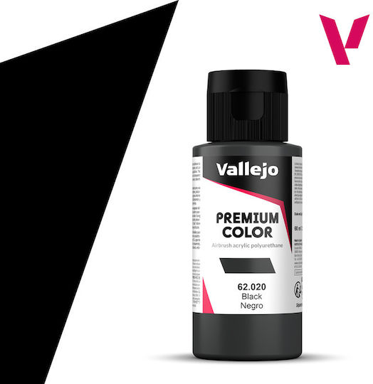 Acrylicos Vallejo Χρώμα Μοντελισμού σε Spray σε Μαύρο χρώμα 60ml