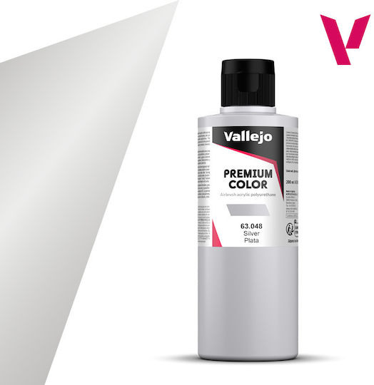 Acrylicos Vallejo Χρώμα Μοντελισμού σε Spray Ασημί 60ml