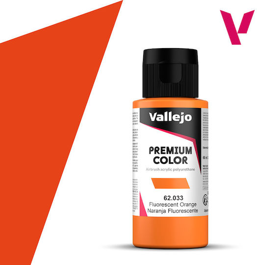 Acrylicos Vallejo Modellbau Farbe im Spray Fluorescent Orange 60ml