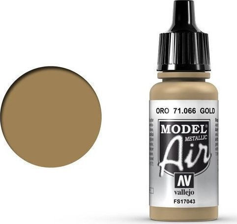 Acrylicos Vallejo Боя за Моделизъм Gold (metallic) # 71066 17мл