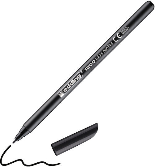 Edding Μαρκαδόρος Σχεδίου Black Schwarz