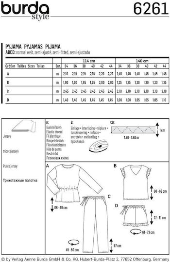 BurdaStyle Πατρον Χαρτί Ραπτικής