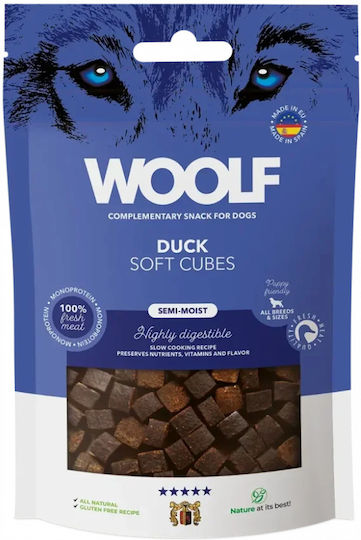 Woolf Woolf Soft Cubes Monoprotein Duck 100g