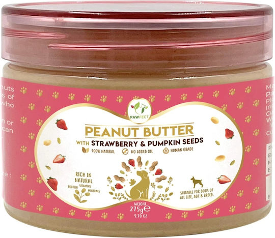 Pawfect Leckerli für Hunde mit Erdnussbutter, Blaubeere und Kürbis 250gr