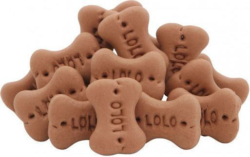 Lolo Pets Classic Biscuiți pentru cățeluși Rase mici cu Ciocolata 210gr