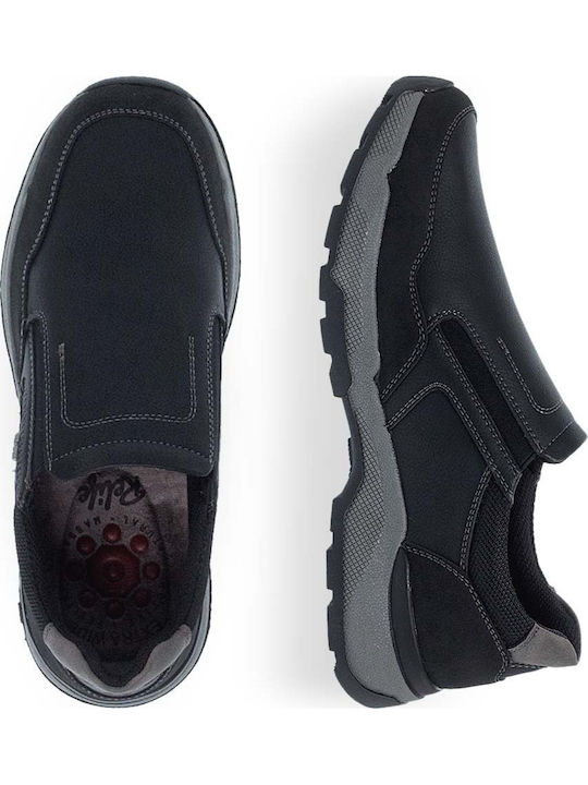 Синтетична кожа Мъжки Slip-On Черен