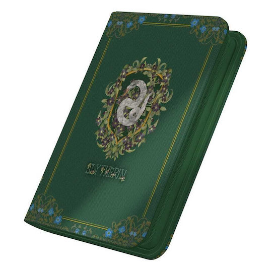 Ultimate Guard 4-Fächer Xenoskin Zipfolio - Harry Potter: Slytherin Harry Potter Bindemittel 4-Fächer Standardgröße