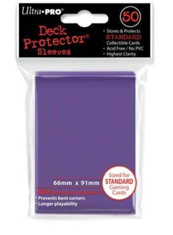Ultra Pro Card Sleeves Standard Size 50τμχ Purple