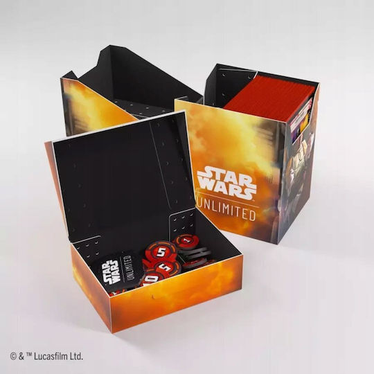 Gamegenic Soft Crate - Krieg der Sterne Unlimited: Boba Fett/fetts Firespray Star Wars Deck Box Standardgröße