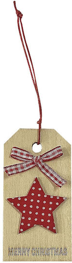 Ornament suspendat Moș Crăciun Din lemn 5x9buc