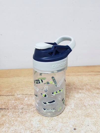 Nuk Sticlă pentru copii Termos Plastic Antivărsare Gri 420ml