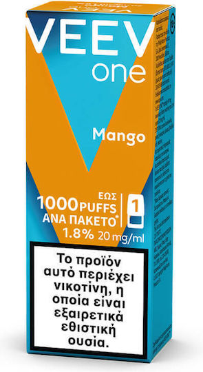 veev one mango Veev One Pod 20mg Mango (5 Pack je 2 Pods) main image 0