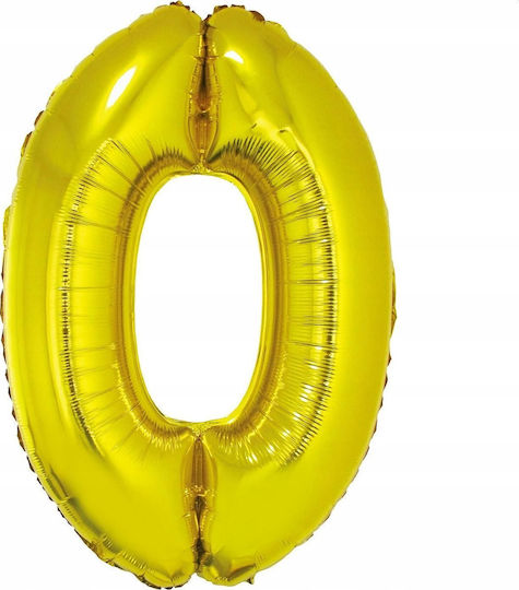 Балон Фолио Jumbo Число 3 Златист 92бр