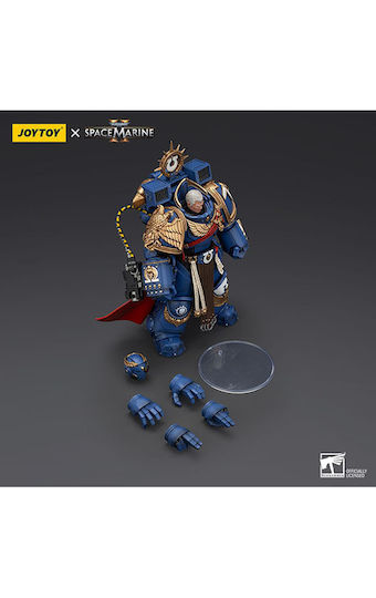 Warhammer 40000 Ultramarines Marneus Calgar Chapter Master Armură Mkx Gravis Mănuși Ultramar Figurină de Acțiune 20cm