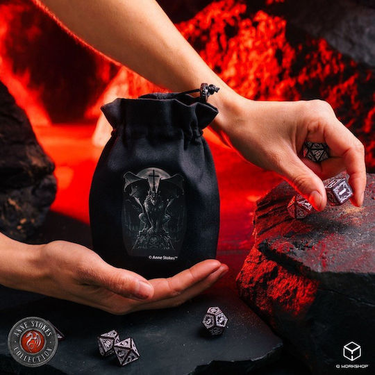 Q Workshop Anne Stokes Dice Bag Gargoyle