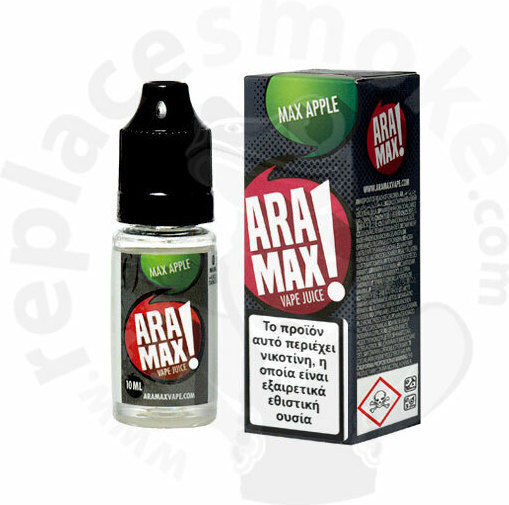 Aramax Έτοιμο Υγρό Αναπλήρωσης Max Apple Apple 6mg 10ml