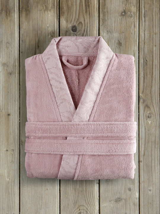 Μπουρνούζι Kimono – Medium – Inverno Pink Nima Home 100% Cotton 380 Gsm Medium Μπουρνούζι Kimono – Medium – Inverno Pink Nima Home 100% Cotton 380 Gsm Medium