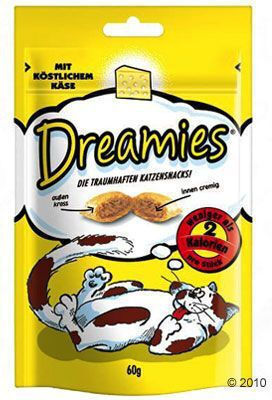 Catisfactions Dreamies Κροκέτα με Τυρί Σνακ με Τυρί για Ενήλικες Γάτες 180gr