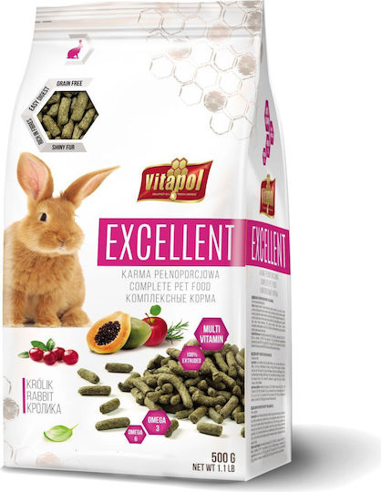Vitapol Τροφή για Κουνέλι Excellent 500gr