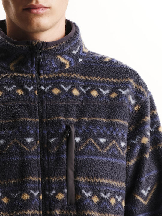 Ανδρική Ζακέτα Fleece Πολύχρωμη