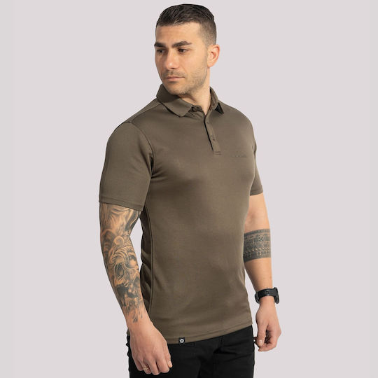 Pentagon Μπλούζα Polo σε Μαύρο χρώμα