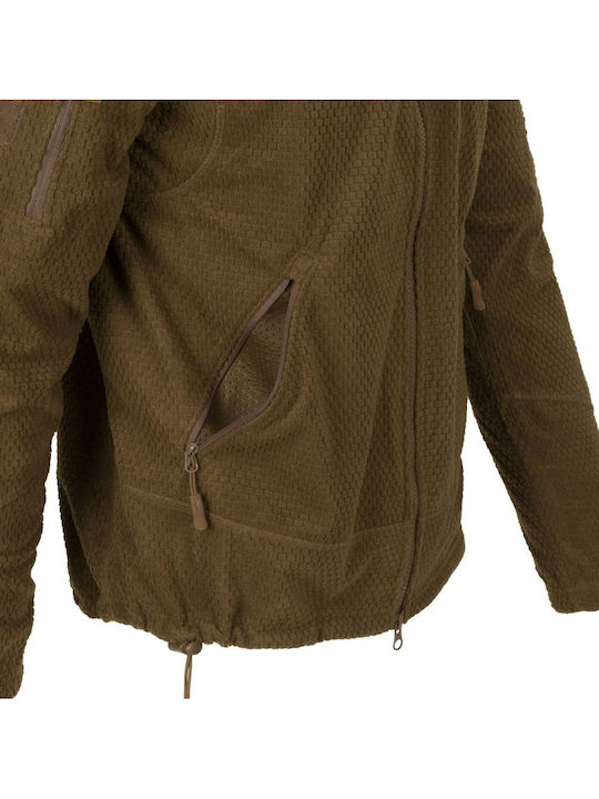 Helikon Tex Alpha Tactical Grid Cardigan de vânătoare Fleece Negru
