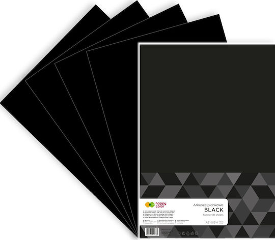 Black Foam A3 5 Sheet Happy Color