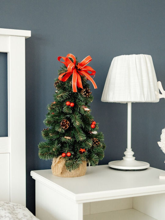 Weihnachtsdekoration Baum Klassisch 40cm Verziert Grün