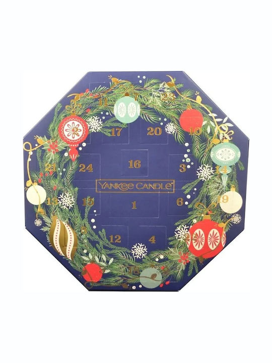 Yankee Candle Χριστουγεννιάτικο Κερί Christmas Collection Advent Calendar 24x9.8εκ.