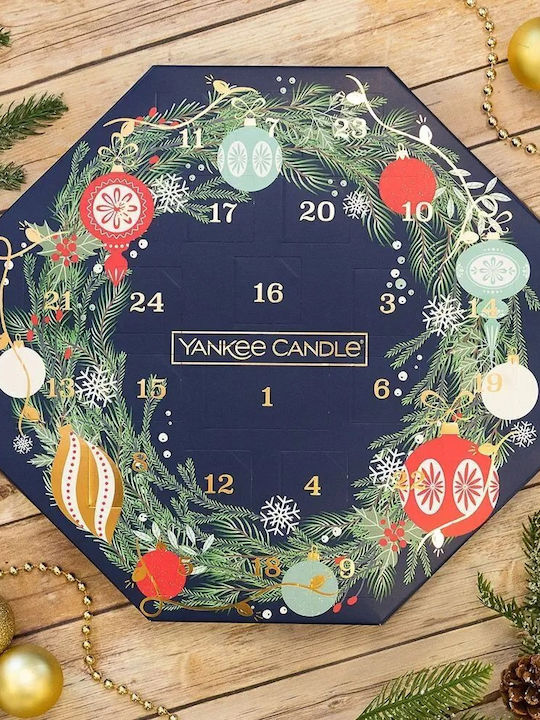 Yankee Candle Χριστουγεννιάτικο Κερί Christmas Collection Advent Calendar 24x9.8εκ.