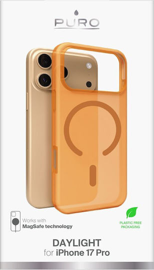 Puro Daylight Back Cover Silicone 1mm Orange (iPhone 17 Pro)
