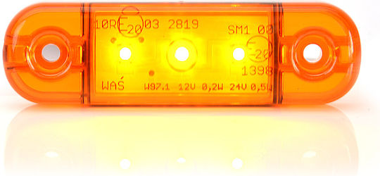 LED-Positionsleuchte 708 W97.1 12V-24V Orange War
