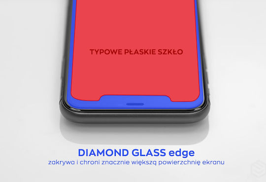 MyScreenPROTECTOR Vollkleber Gehärtetes Glas (TECNO SPARK 20 PRO) Schwarz