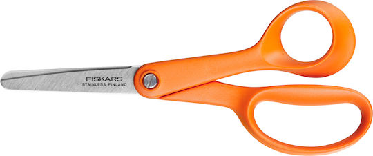 Fiskars Children's Scissors for Crafts 13cm with Stainless Steel Blade Orange 1pcs