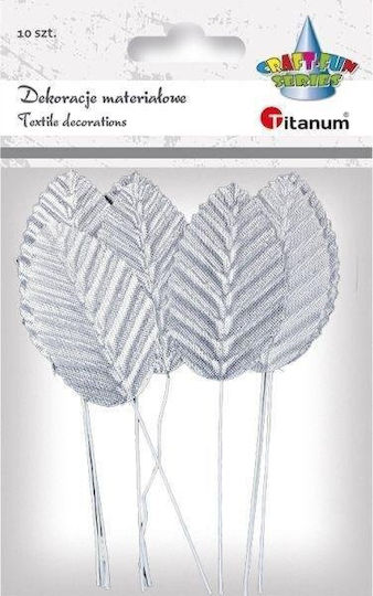 Titanum Dekoratives Element für DIY-Bastelprojekte Gray 10Stück 3x5cm.