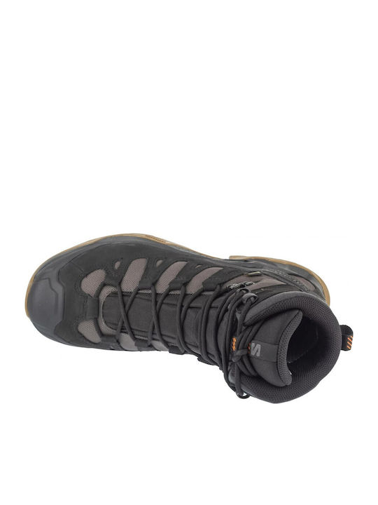 Salomon Quest Tracker Gtx Ανδρικά Ορειβατικά Παπούτσια Αδιάβροχα με Μεμβράνη Gore-Tex Μαύρα