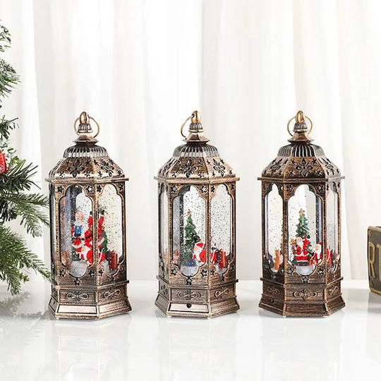 Illuminated Christmas Battery / Electric Lantern with Music (Μiscellaneous Designs)