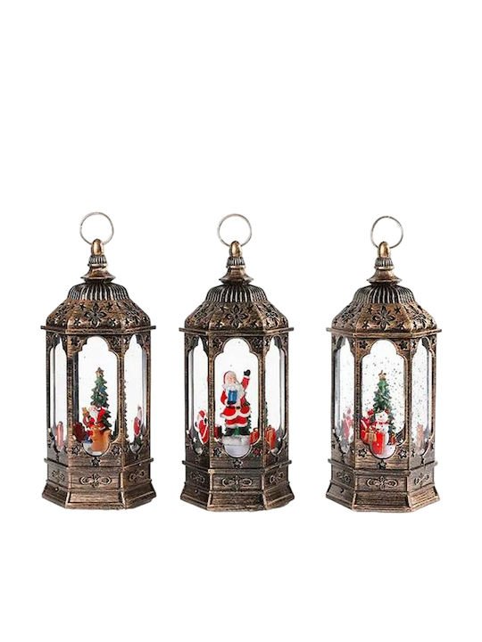 Illuminated Christmas Battery / Electric Lantern with Music (Μiscellaneous Designs)