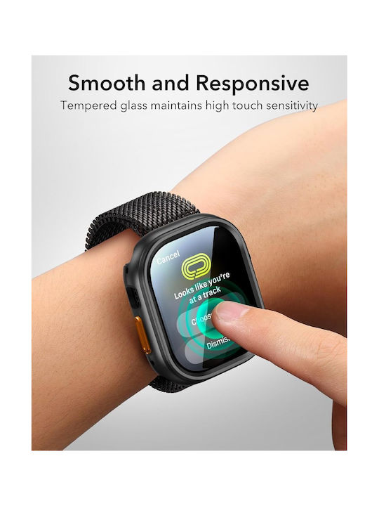 ESR Armorite Plastic Case in Black color for APPLE WATCH Ultra 1, Ultra 2, Ultra 3