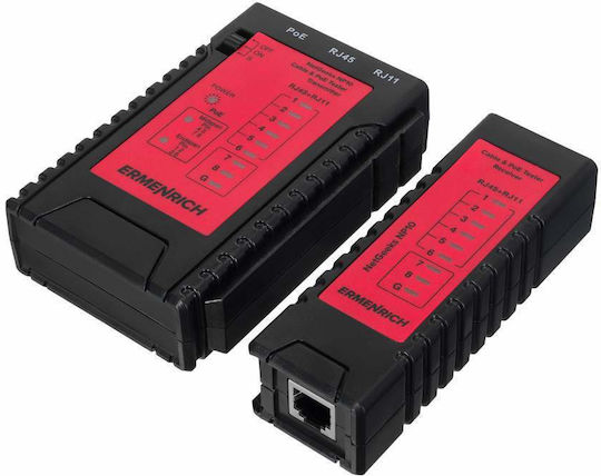 Ermenrich 82540 Tester De Cabluri De Rețea RJ45 / RJ11